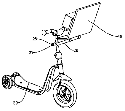 Automatic driving robot control device