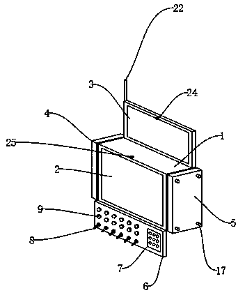 Automatic driving robot control device