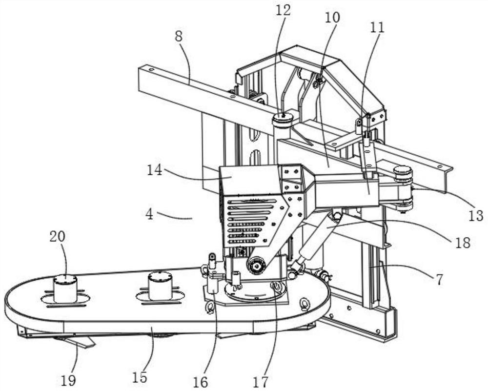 Greening comprehensive maintenance truck with front obstacle avoiding, mowing and anti-collision functions