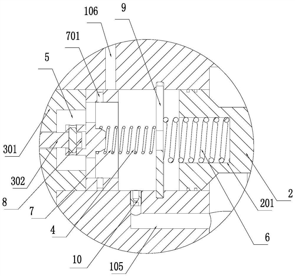 A damping half-bridge pilot control on-off valve