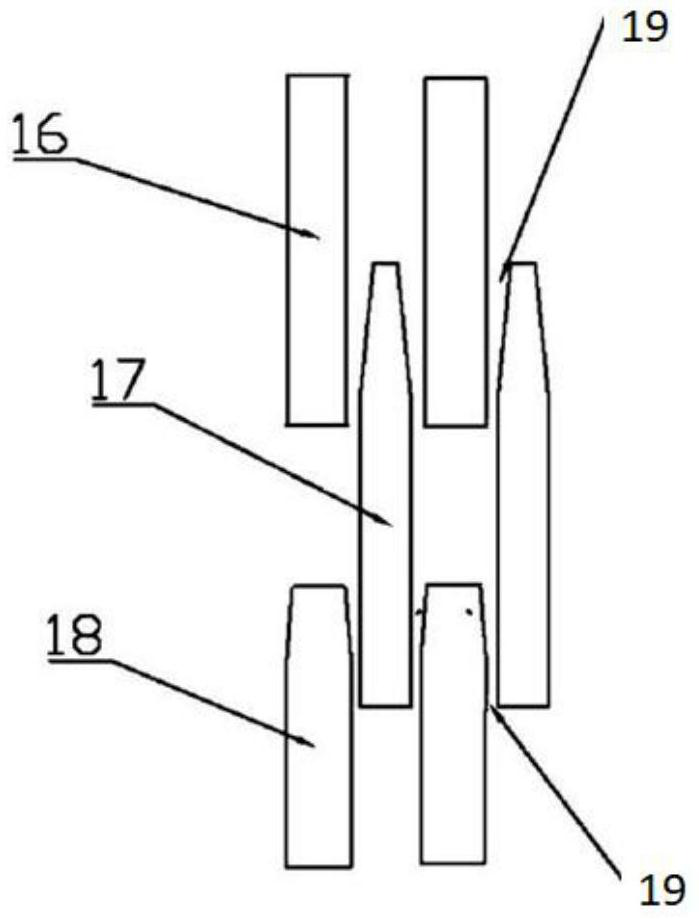 Polymer stretching and mass transfer integrated overspeed dissolving device and dissolving method thereof