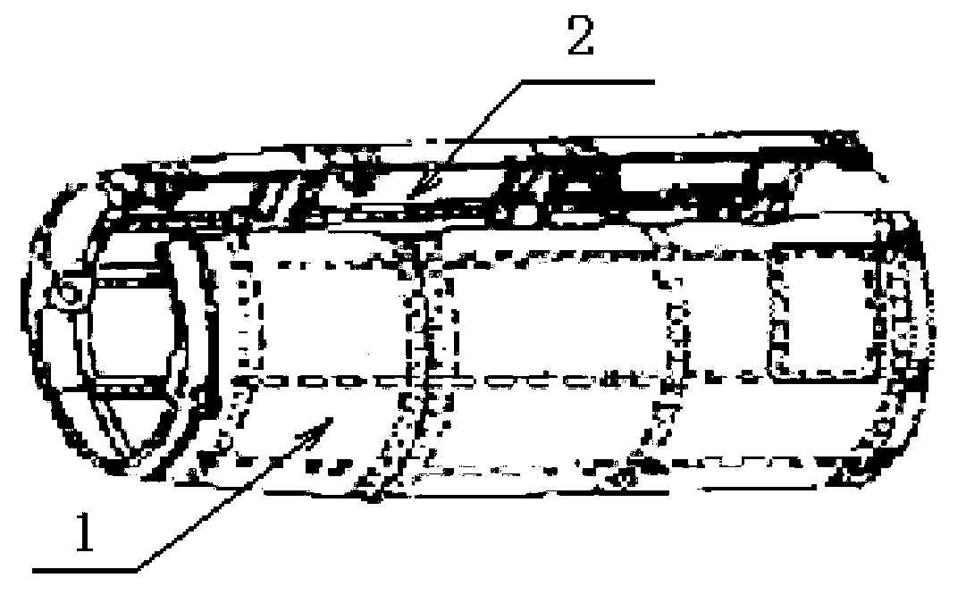 Superplastic forming (SPF)/diffusion bonding (DB) forming method of titanium alloy cylindrical three-layer structure