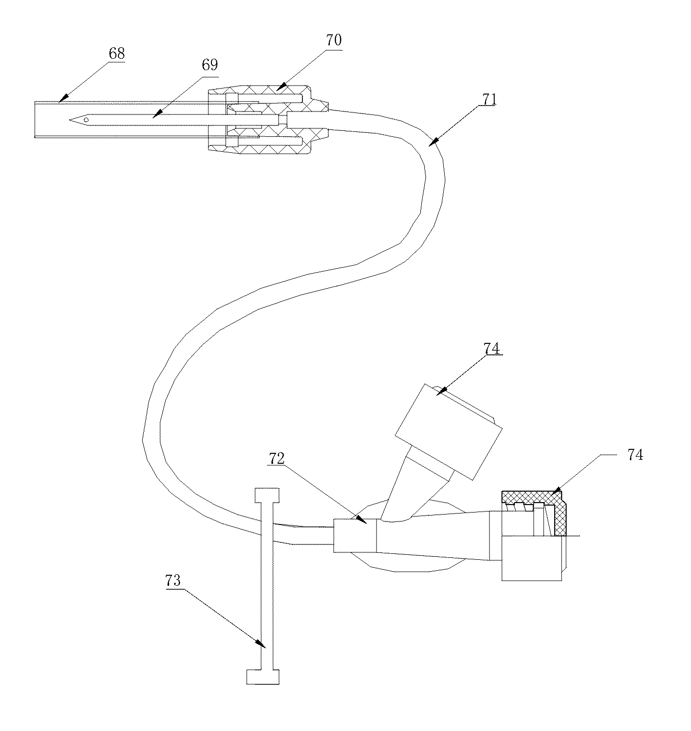 Safety transfusion catheter