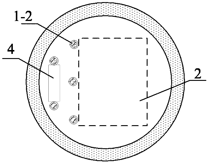 Flexible guide rail of mining elevator and arrangement method thereof