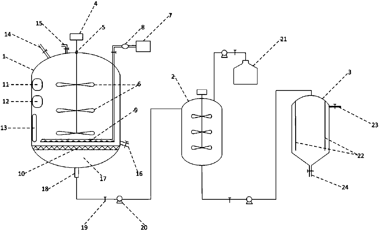 Non-contact continuous biological dealkalization technology for red mud