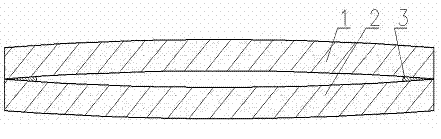 Convex-sided vacuum heat-insulating board, flattened vacuum heat-insulating board and preparation methods thereof