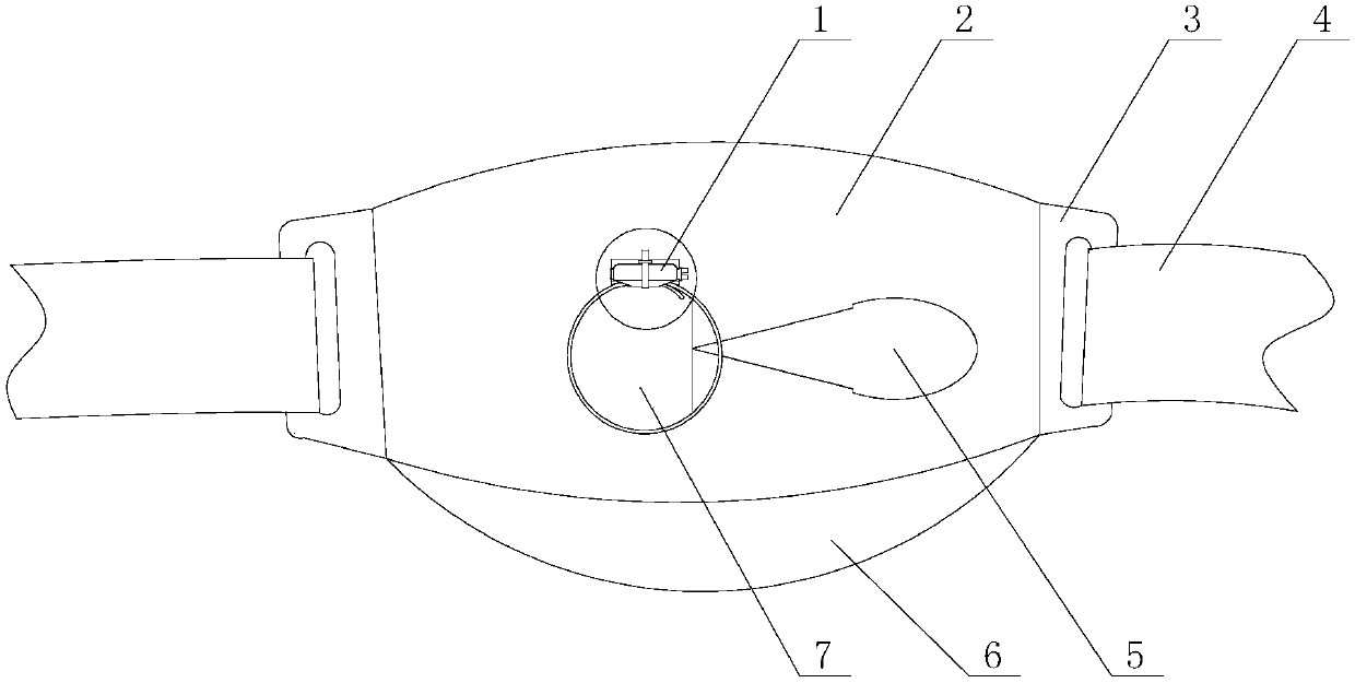 Novel tracheal intubation fixing device