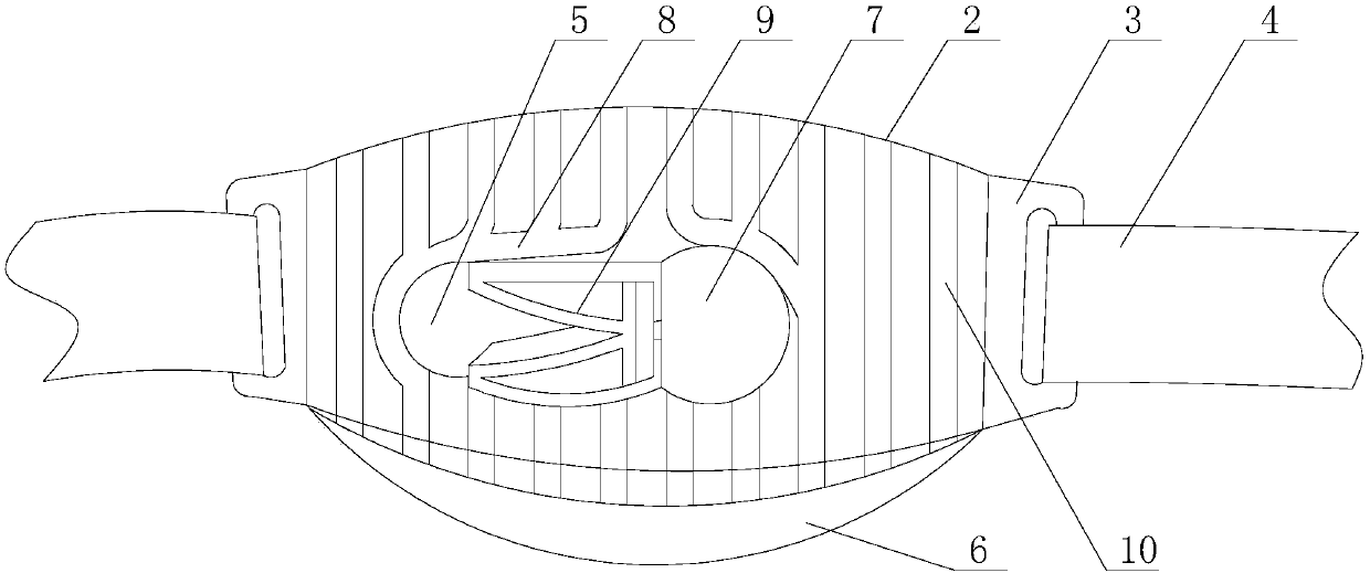 Novel tracheal intubation fixing device