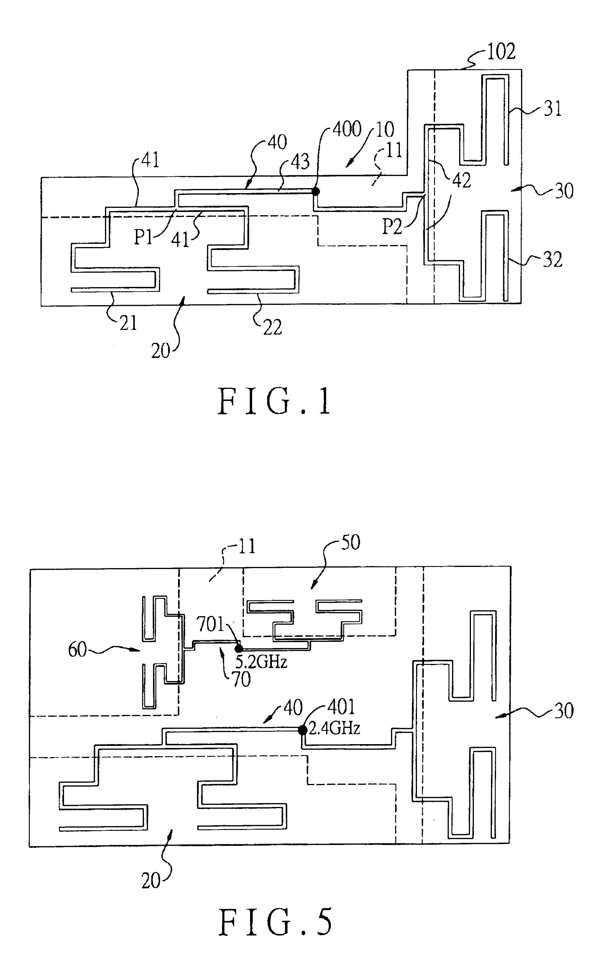 Diversified planar phased array antenna