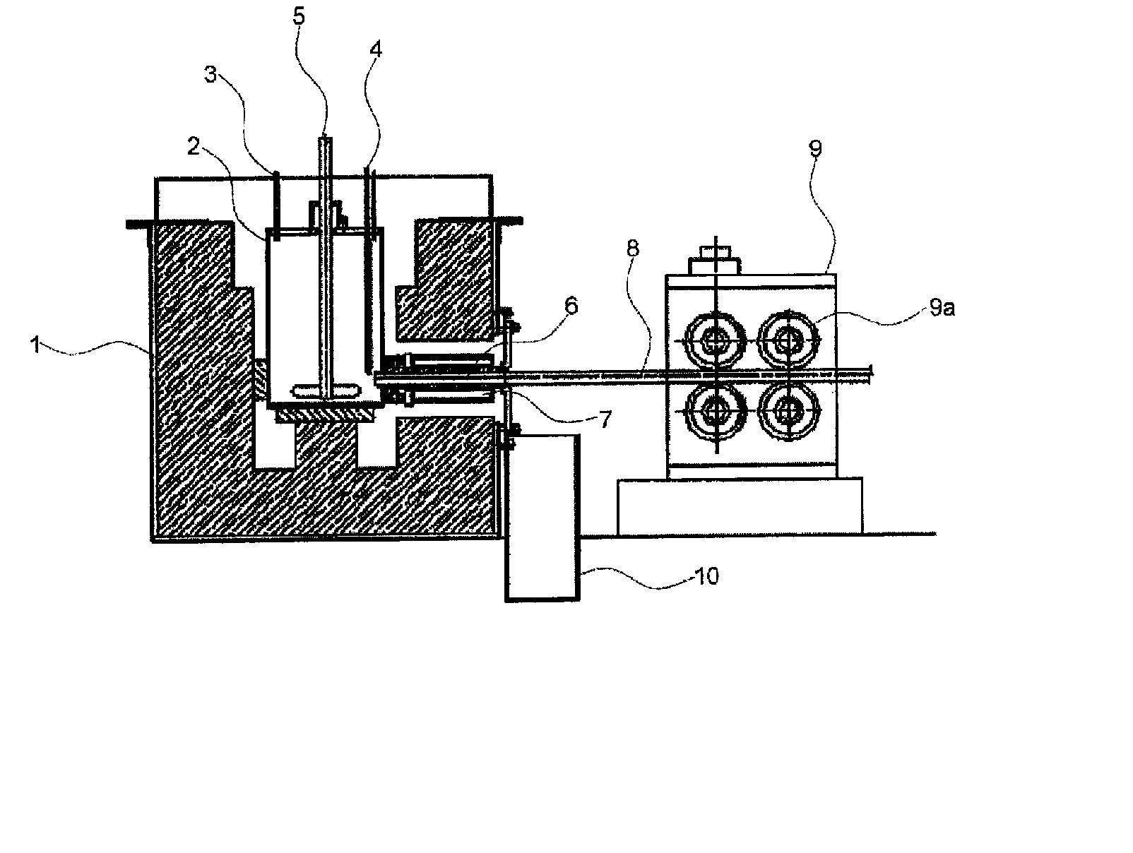 Apparatus for Horizontal Continuous Casting of Magnesium Alloys Plate and Manufacturing Method Thereof