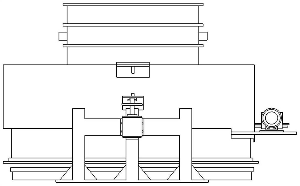 Mechanical sliding plate translational seed precision sowing device