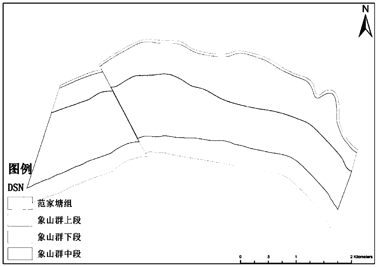 Solid three-dimensional model construction method for monoclinic rock stratum structure landform