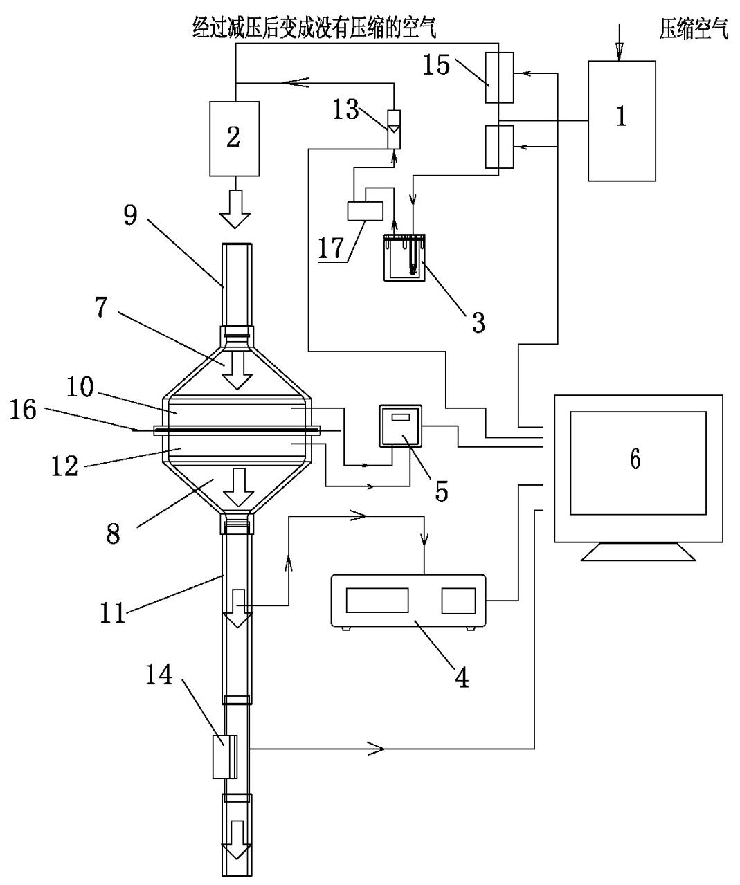 Air filtering material tester