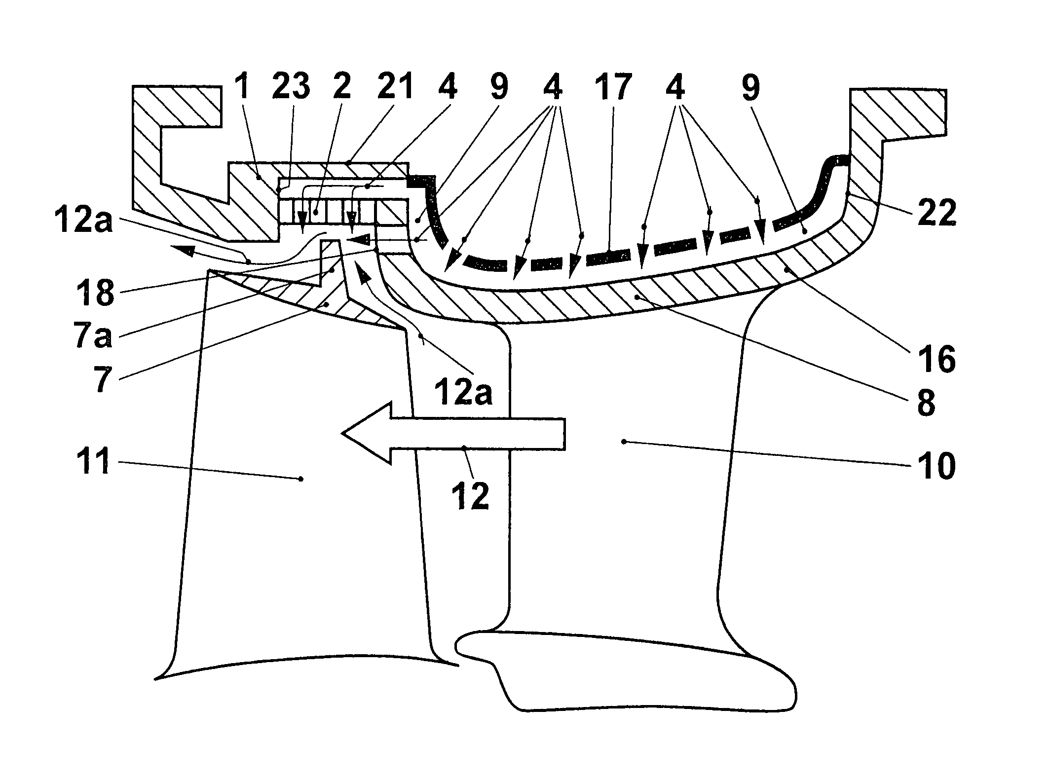 Hot gas path assembly