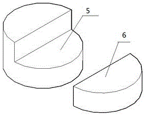 Improved method for carrying out rock shearing test by using rock triaxial compression apparatus