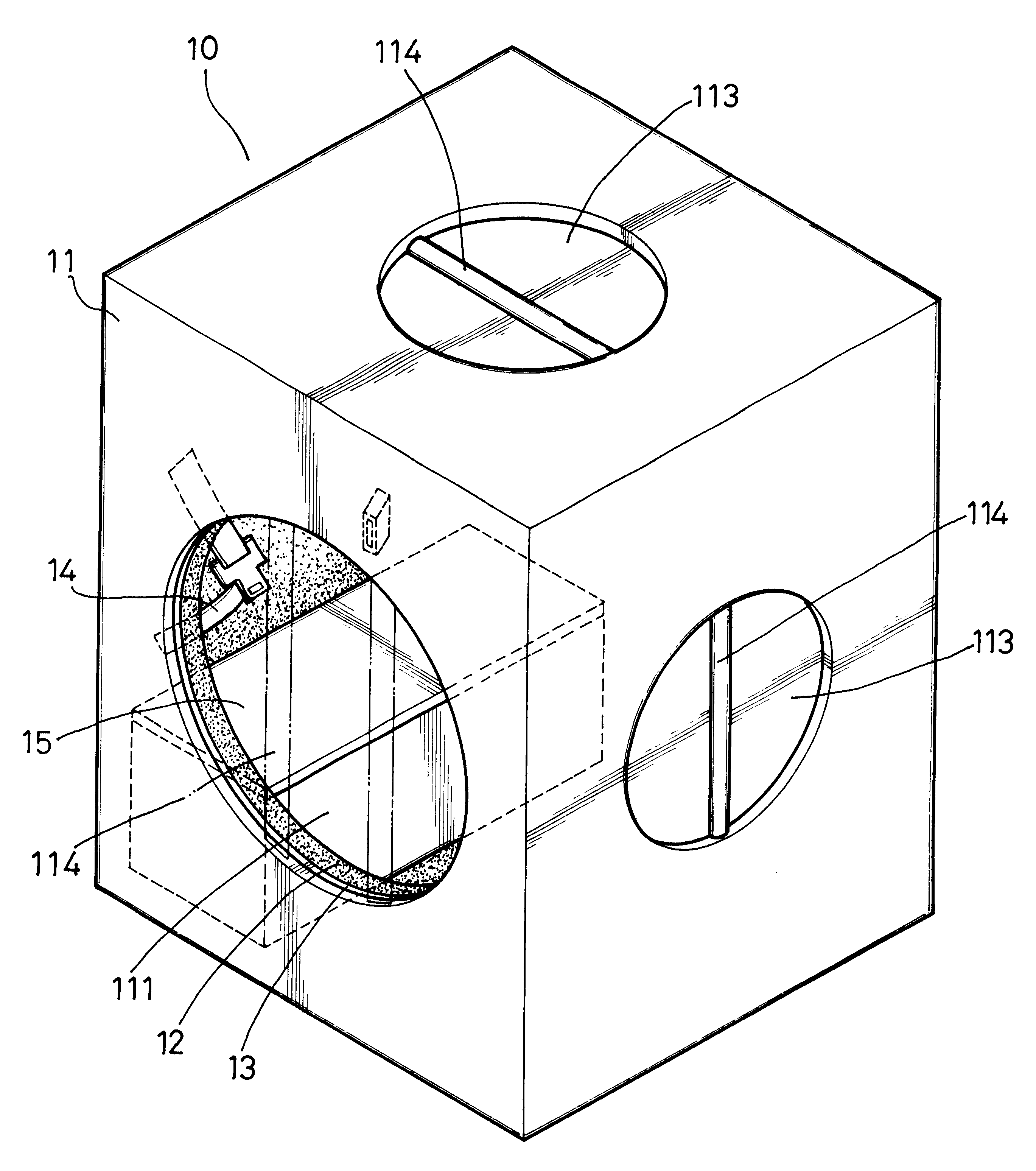 Small type of seismic shelter case