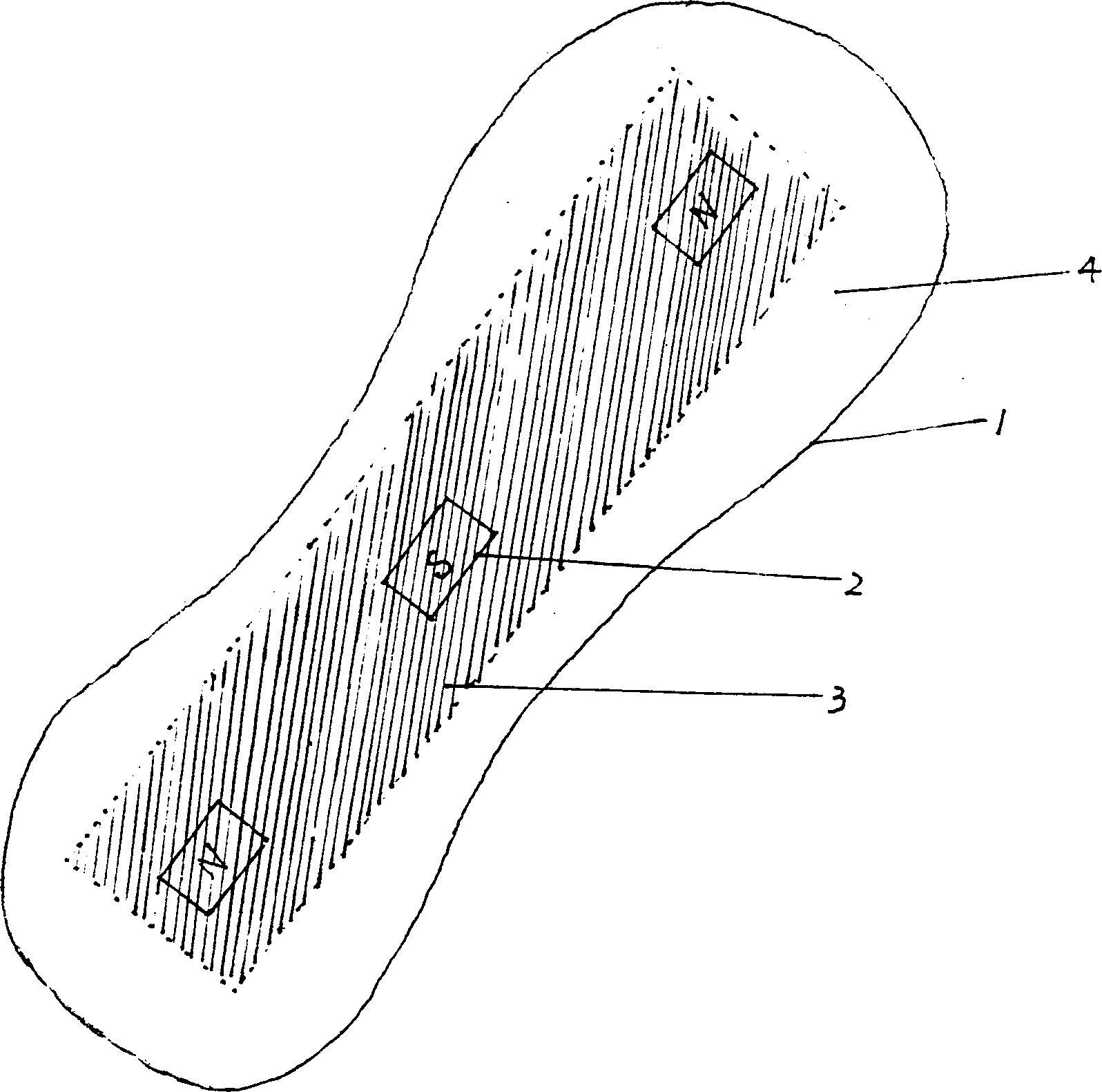 Medicinal pad for magnetotherapy and preparing method thereof