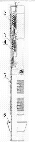 Drilling-free cement injecting device for horizontal well