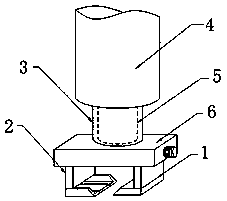 Rotatable simple industrial mechanical hand