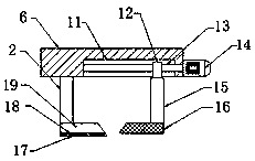 Rotatable simple industrial mechanical hand