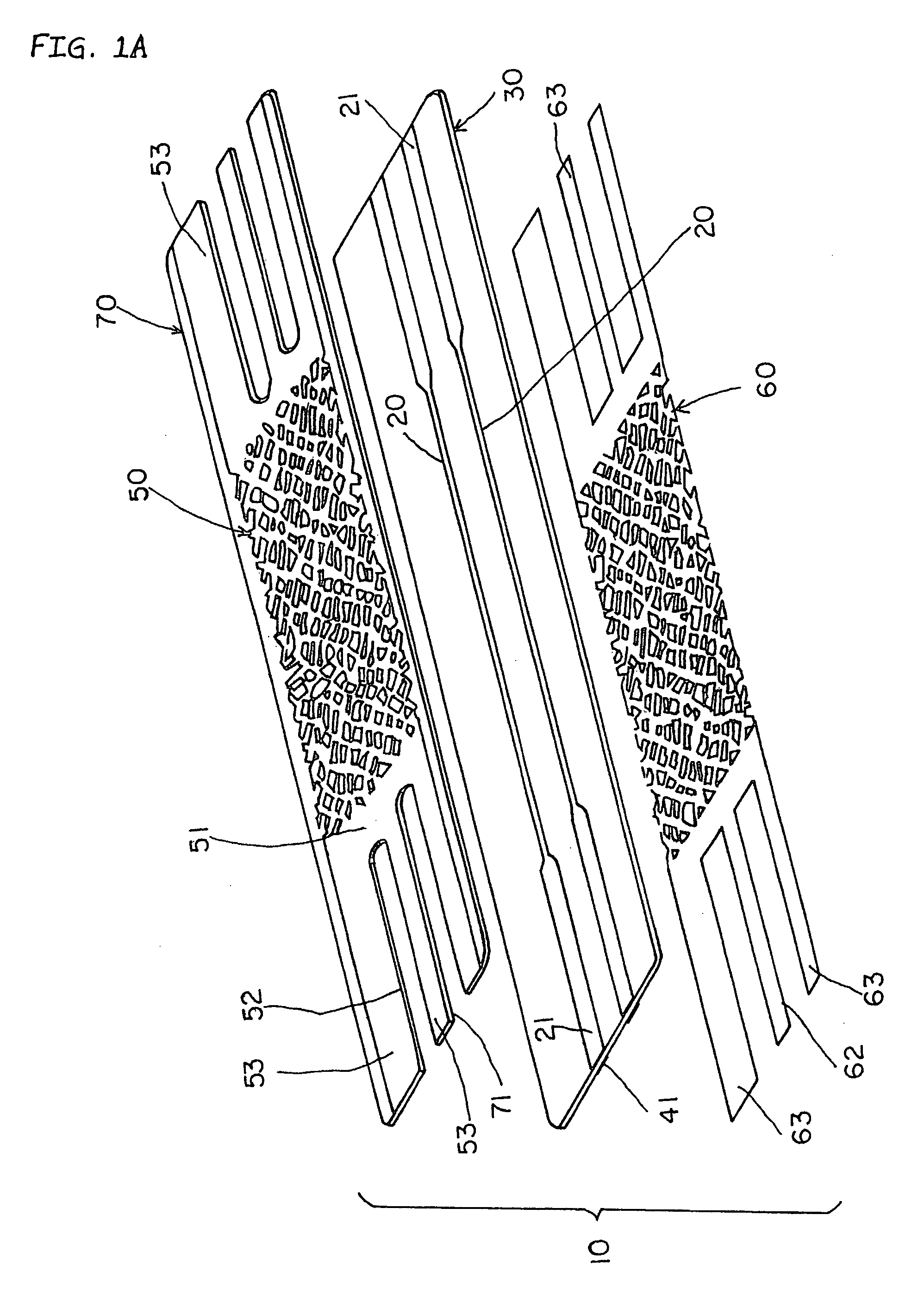 Flat flexible circuitry