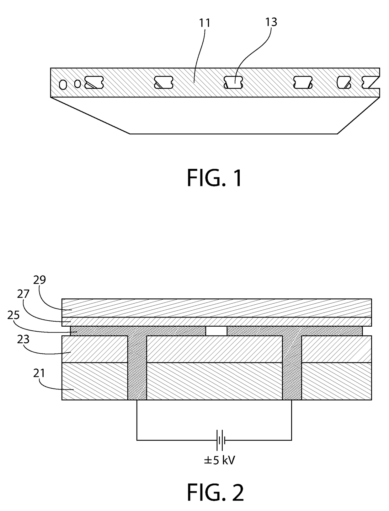 Film electrode for electrostatic chuck