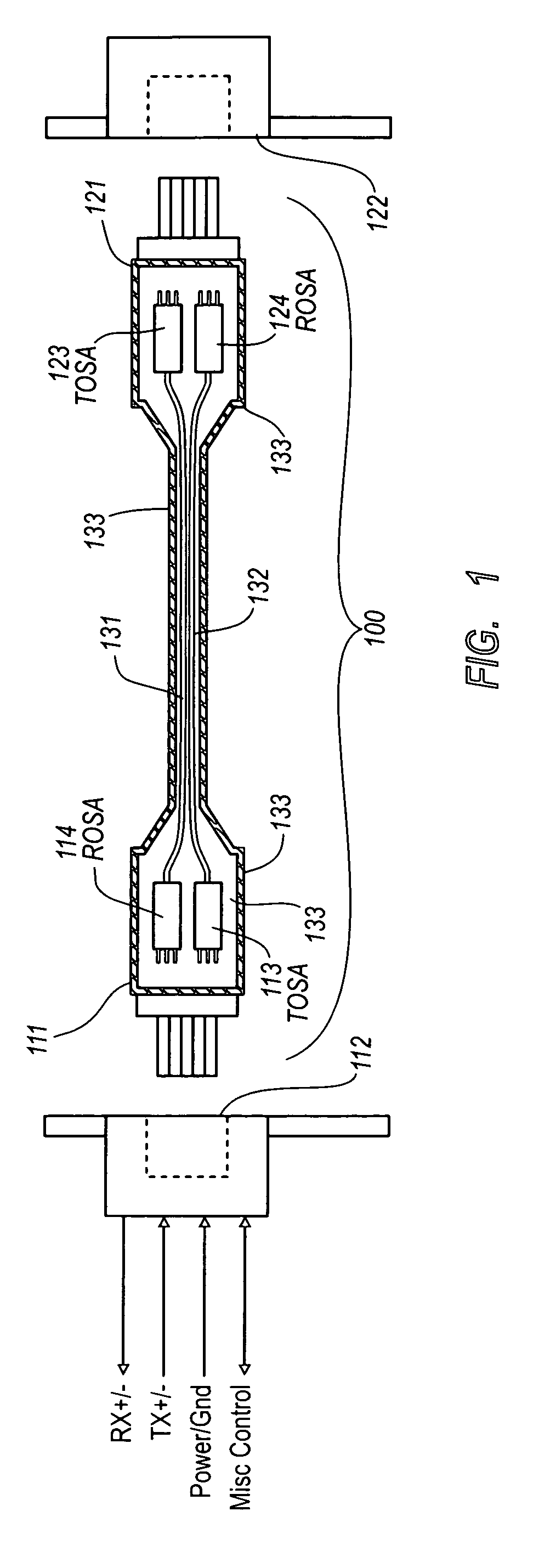 Electrical-optical active optical cable