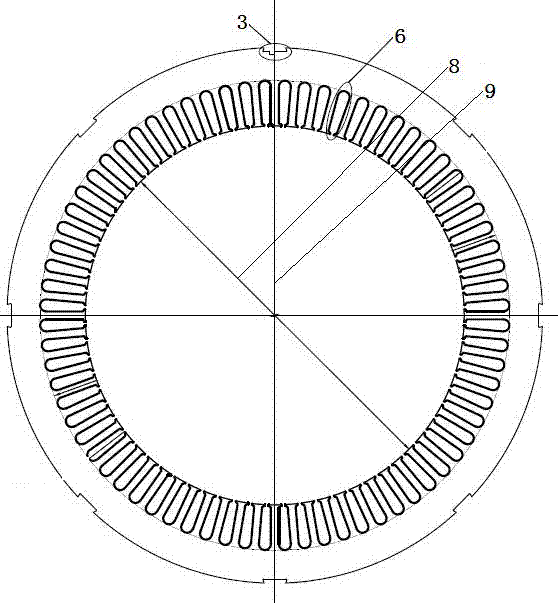 Ultra-efficient 37 kW 6-pole three-phase asynchronous motor