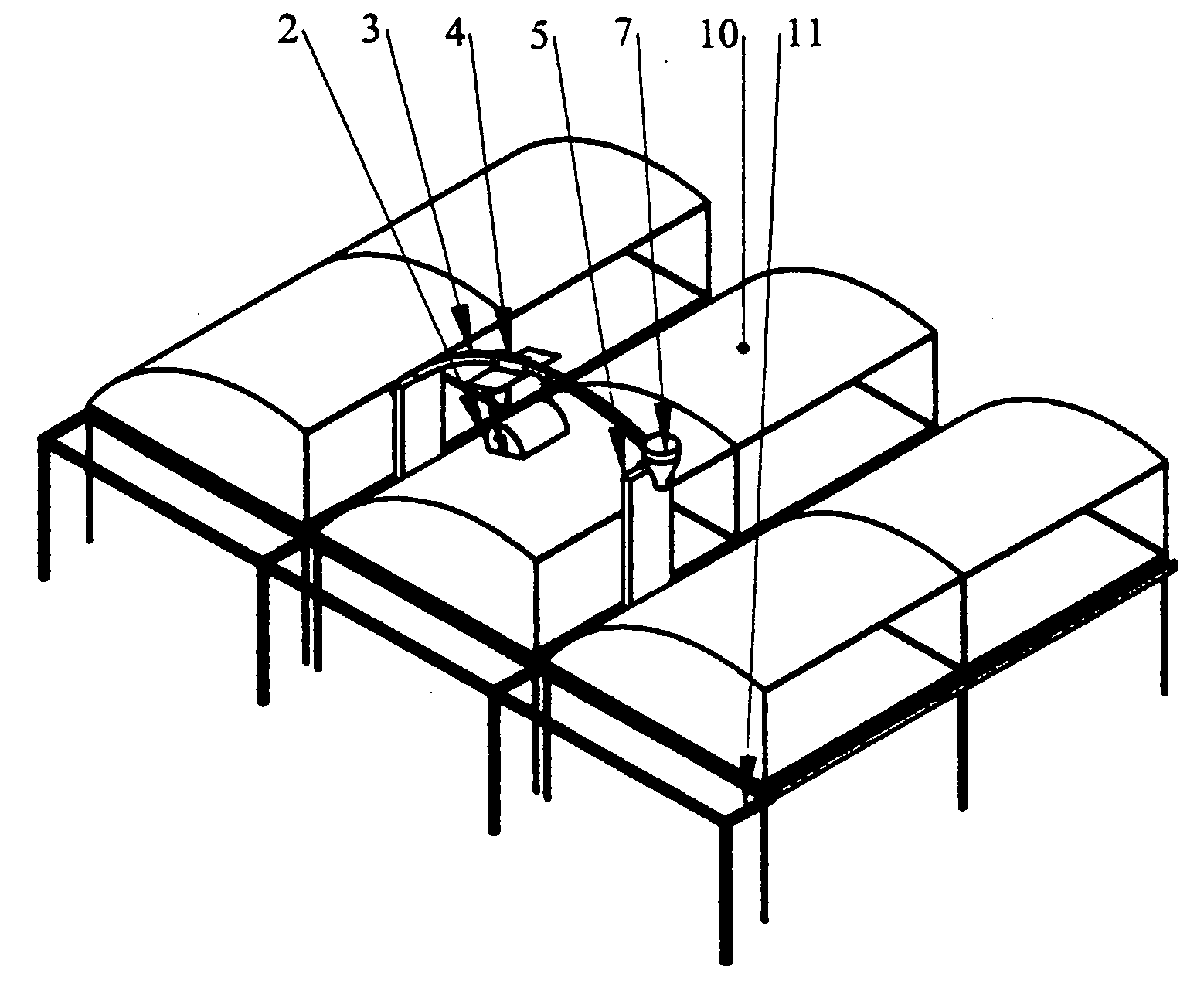 Method of cleaning greenhouse roofs