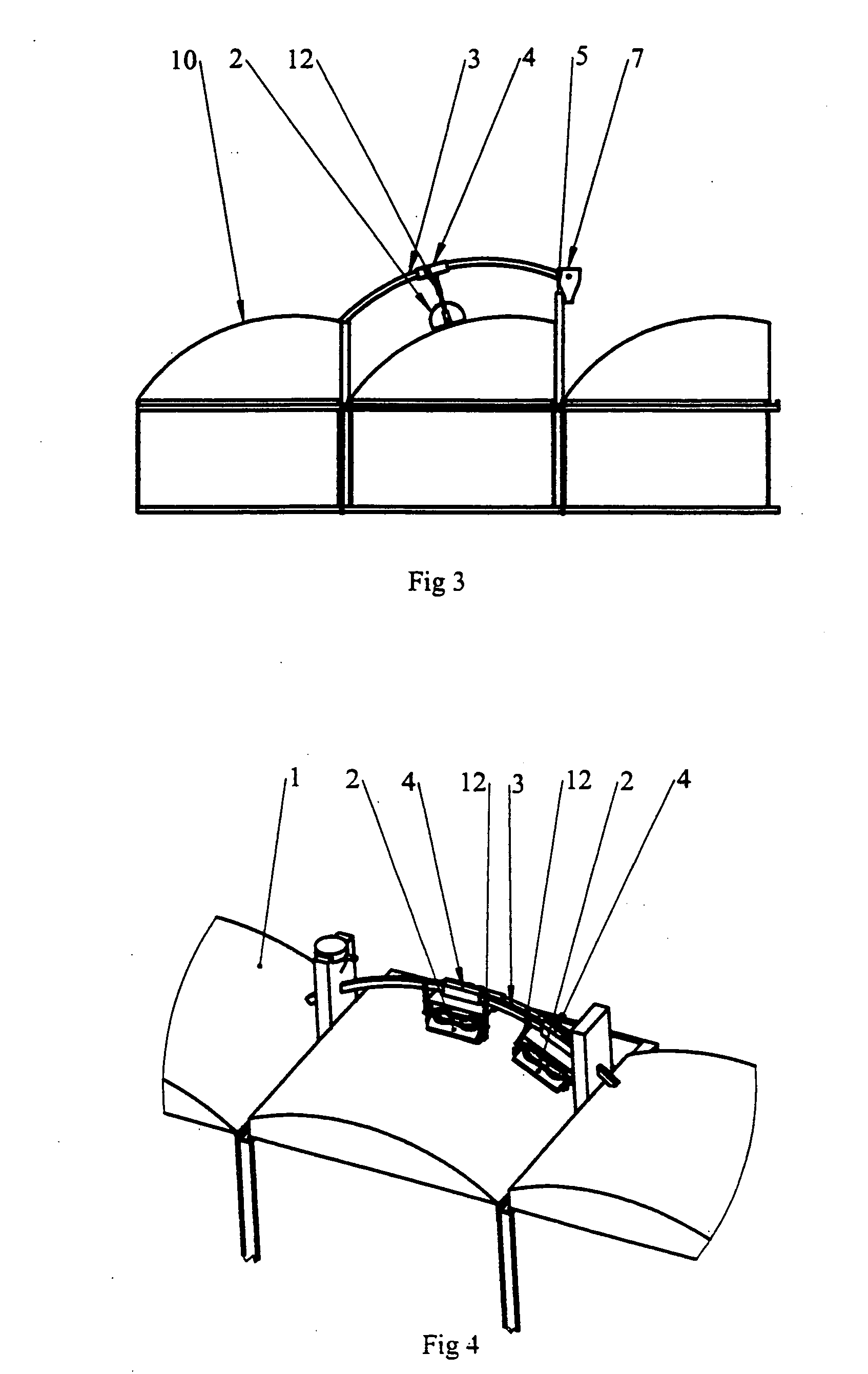 Method of cleaning greenhouse roofs