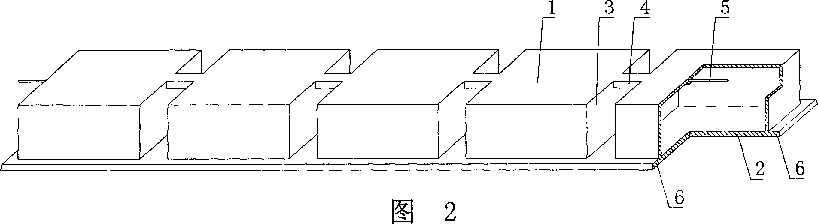 Cavity member for hollow slab