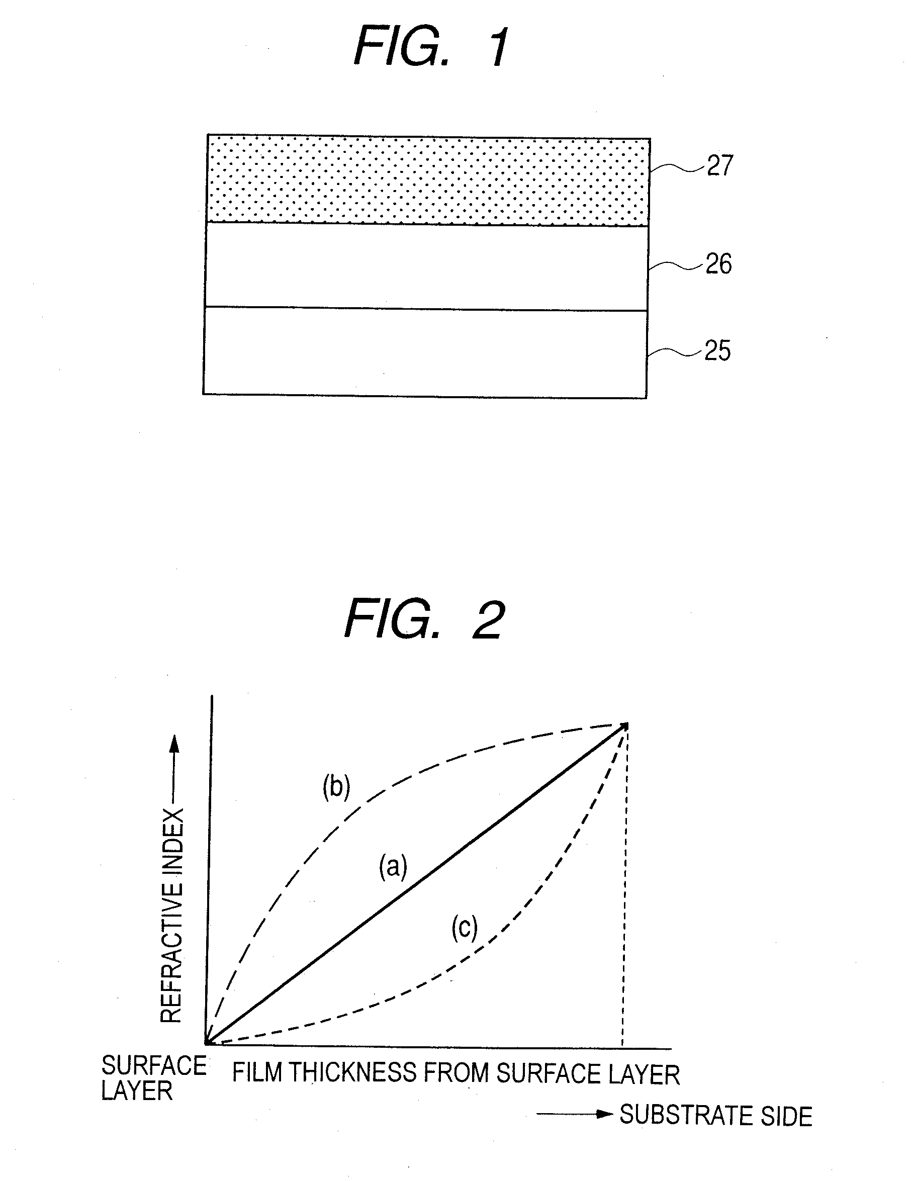 Optical member, optical system using the optical member, and method of manufacturing an optical member