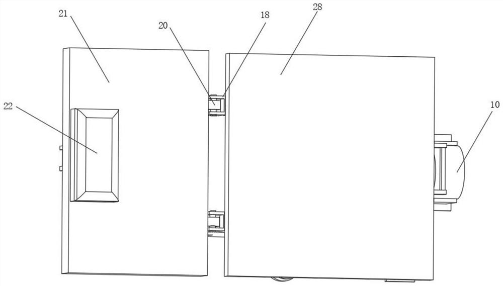 Ultrasonic department examining table with freely adjustable length and adjusting method thereof