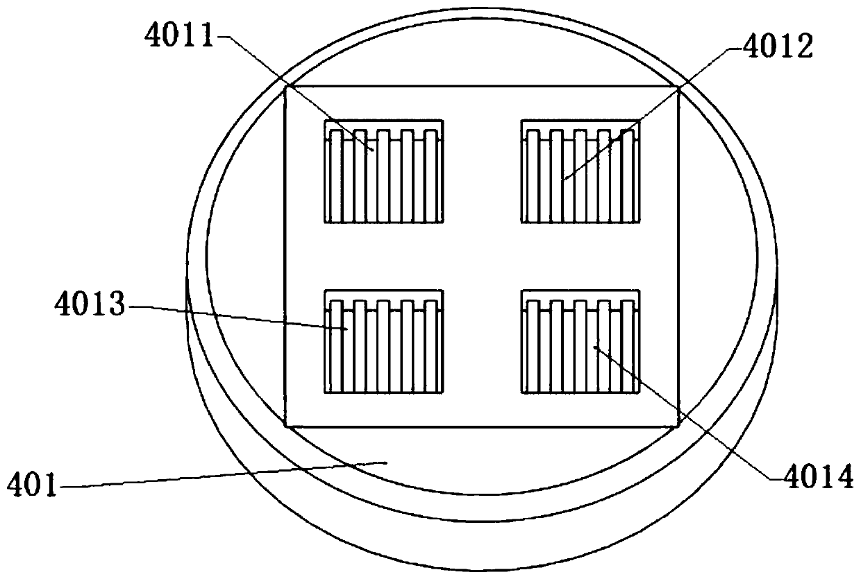 Two-dimensional micro-displacement sensor based on four-quadrant grating and detector