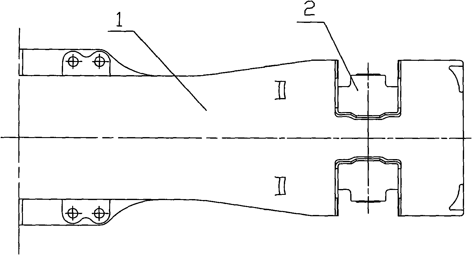 Device for connecting splayed surface of steering frame swing bolster of lorry and vibration reducing abrasion plate