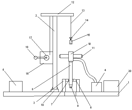 Portable-sound-wave-drilling-machine continuous sampling device and sample storage cabinet