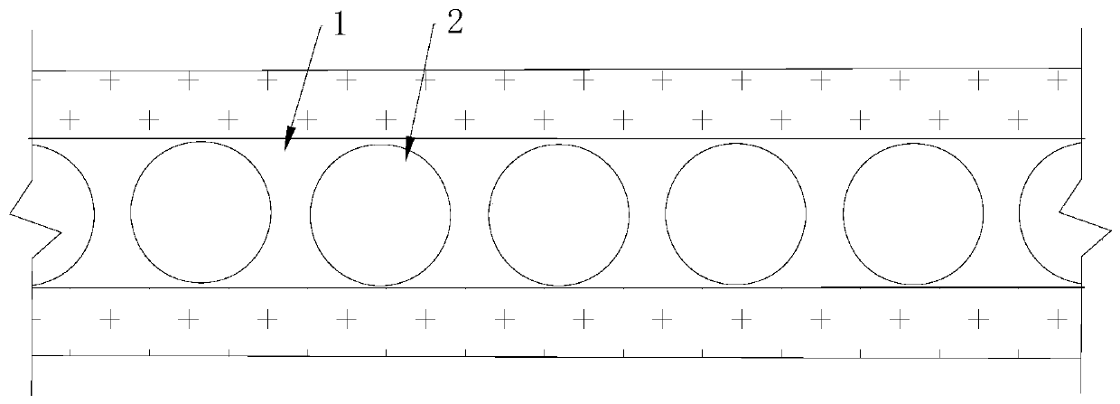 Deep thick hard rock underground continuous wall grooving construction method and structure