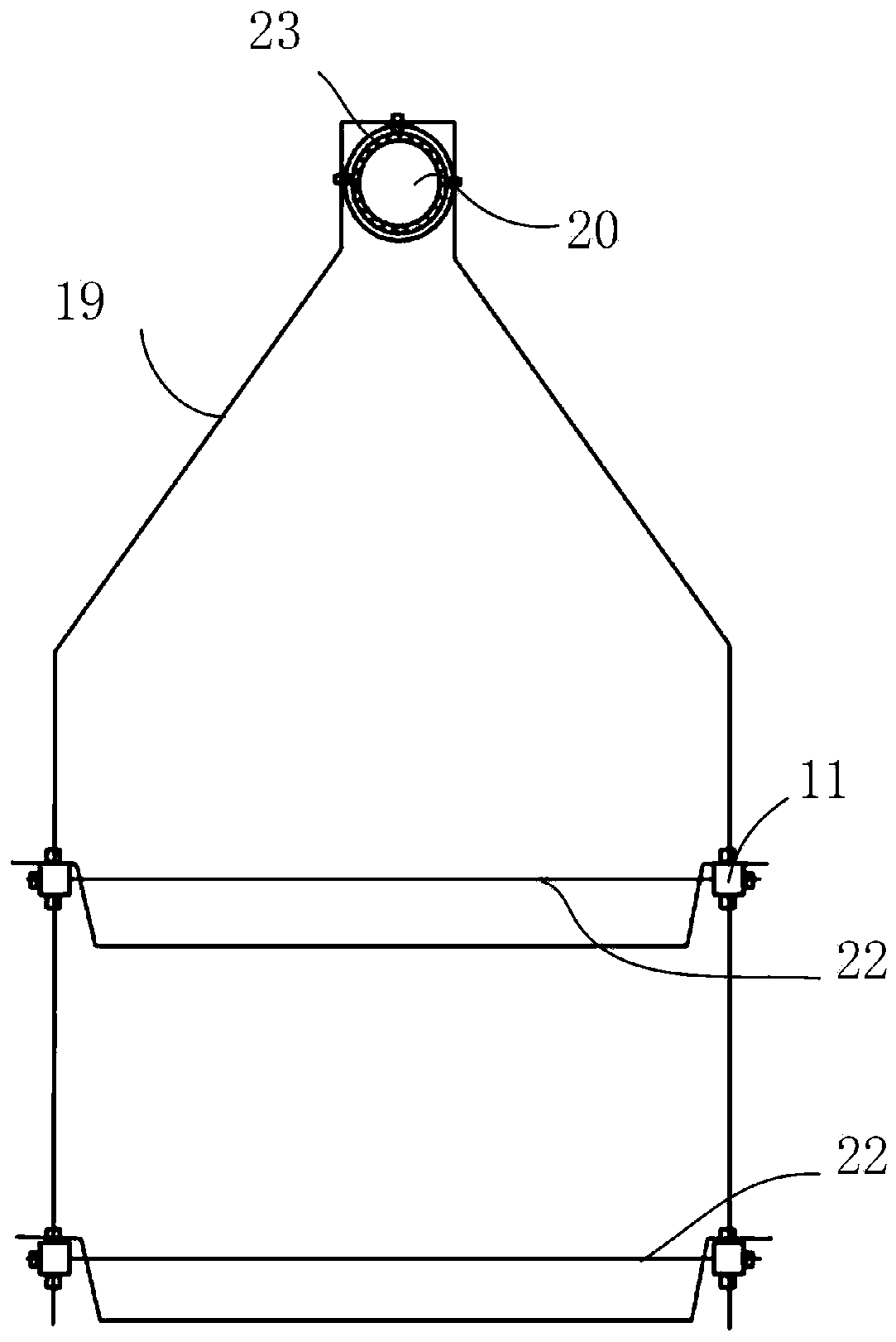 Vertical planting device and system