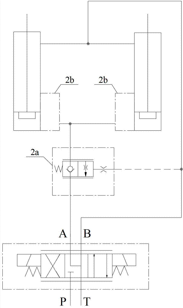 Dual Hydraulic Cylinder Synchronous Control System and Construction Machinery Applying the Control System