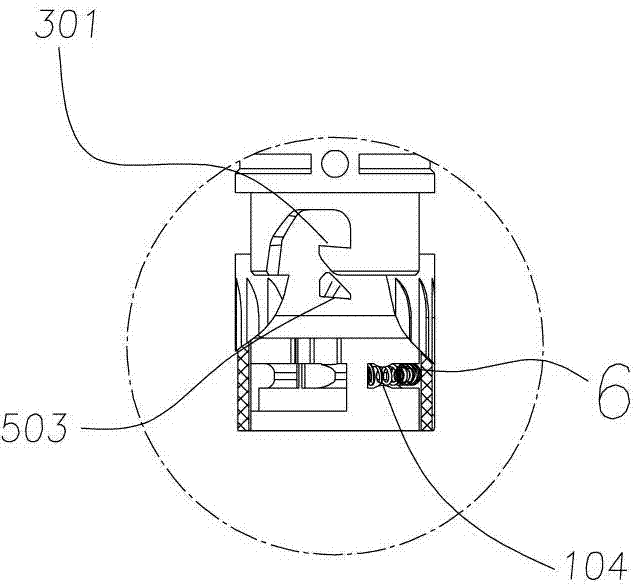 Self-locking type electric connector