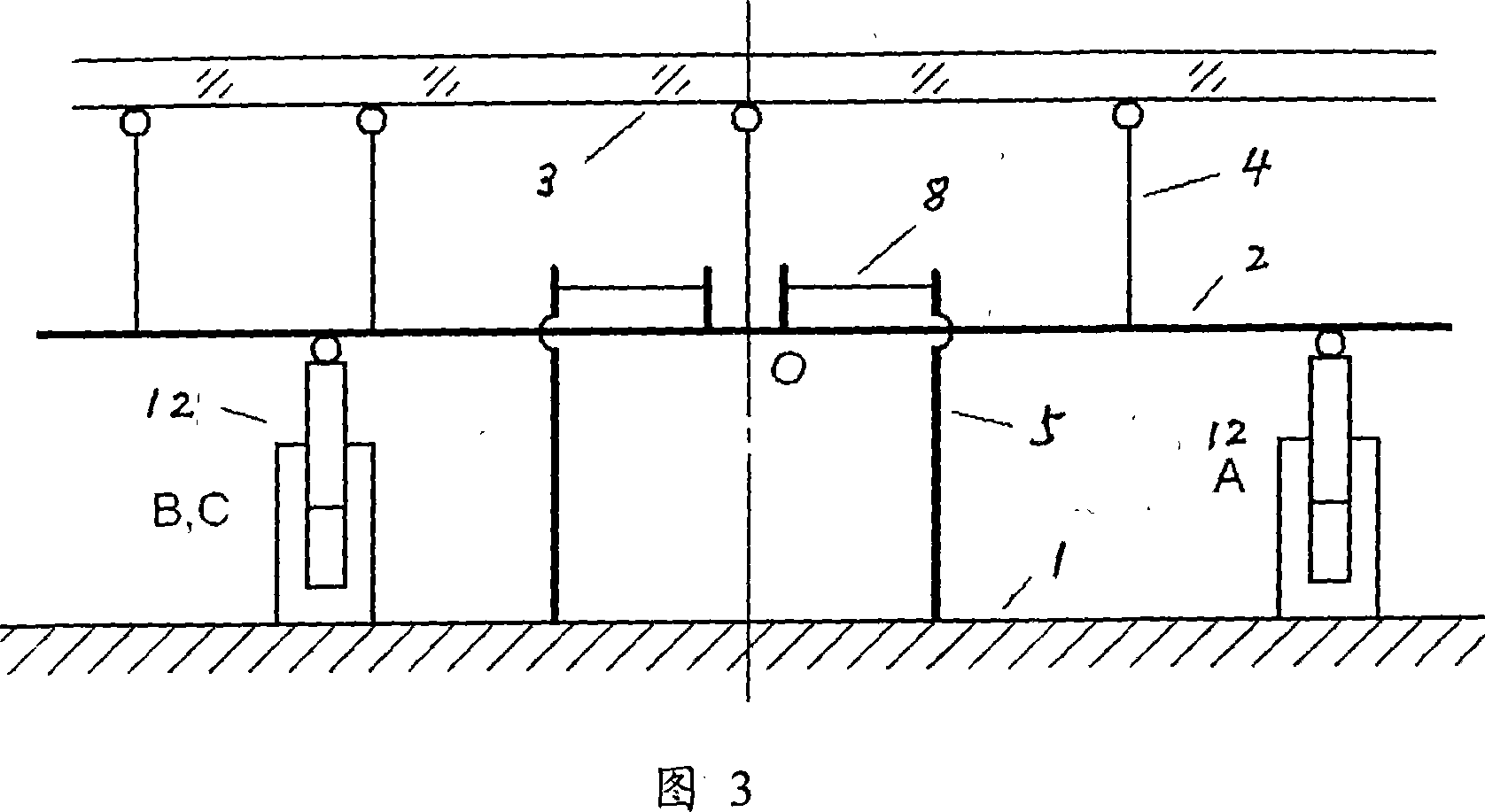 Elastic element based three freedom degree precision movement support device