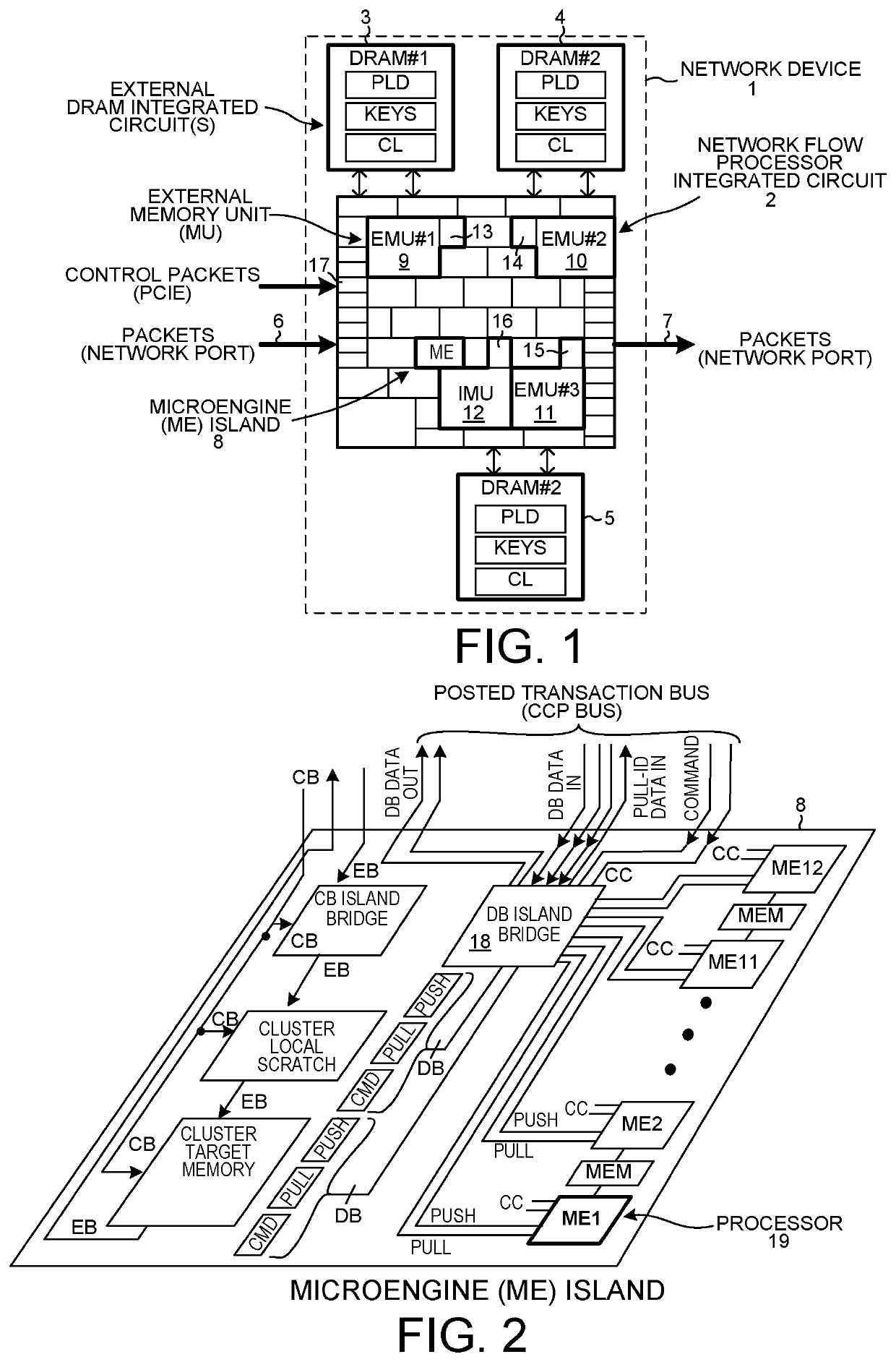 High-speed and memory-efficient flow cache for network flow processors