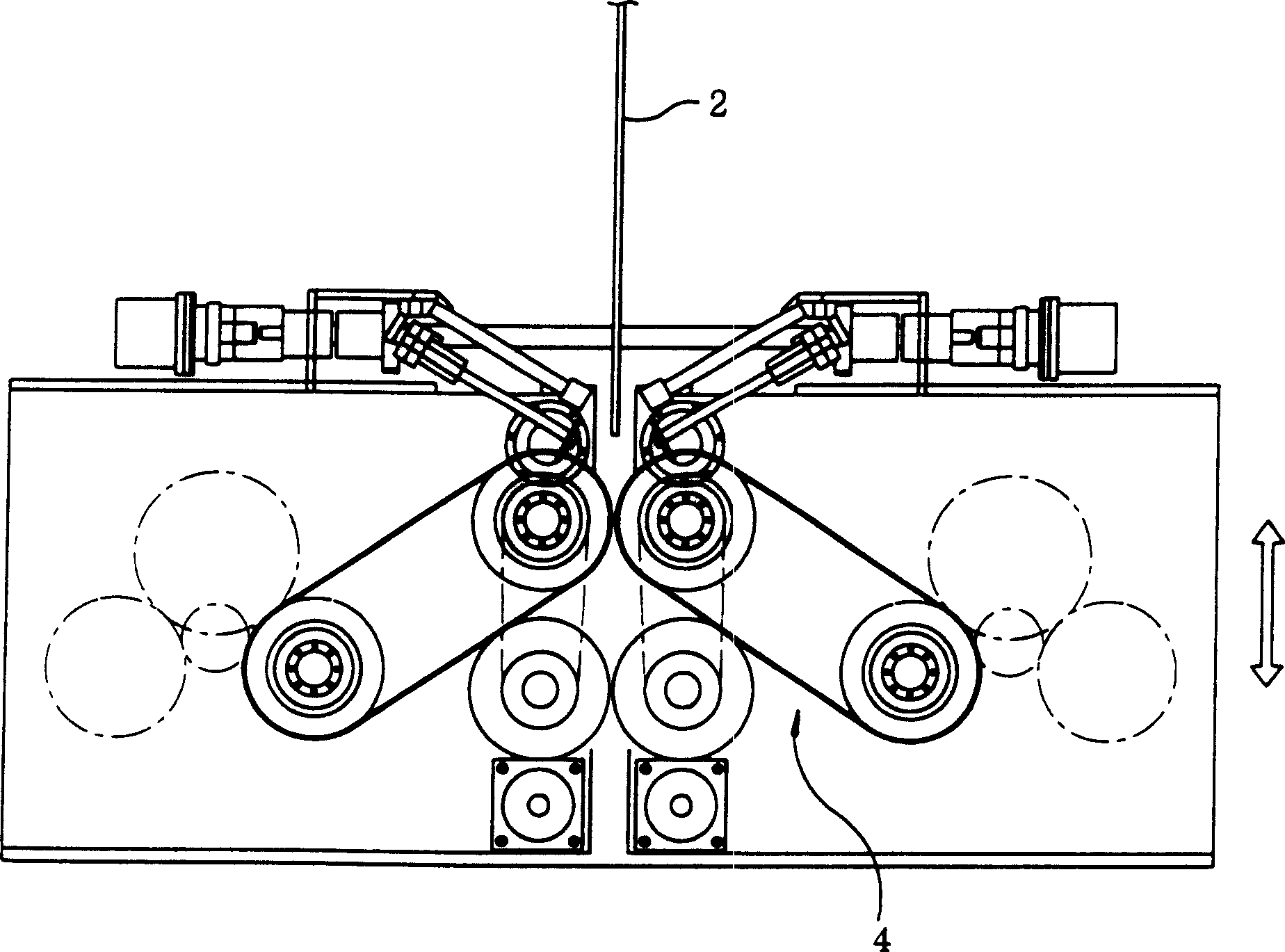 Filming device and method of glass substrate