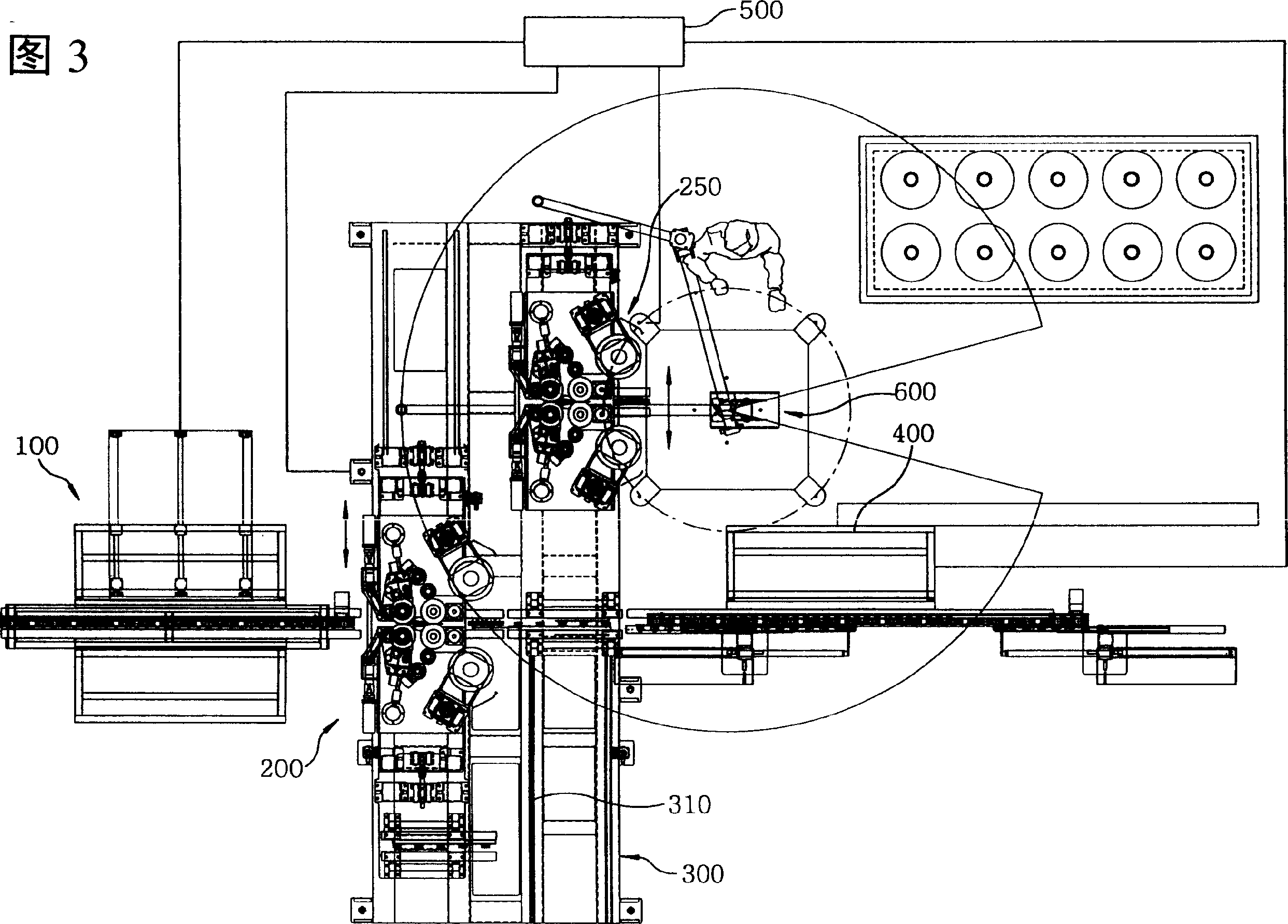 Filming device and method of glass substrate