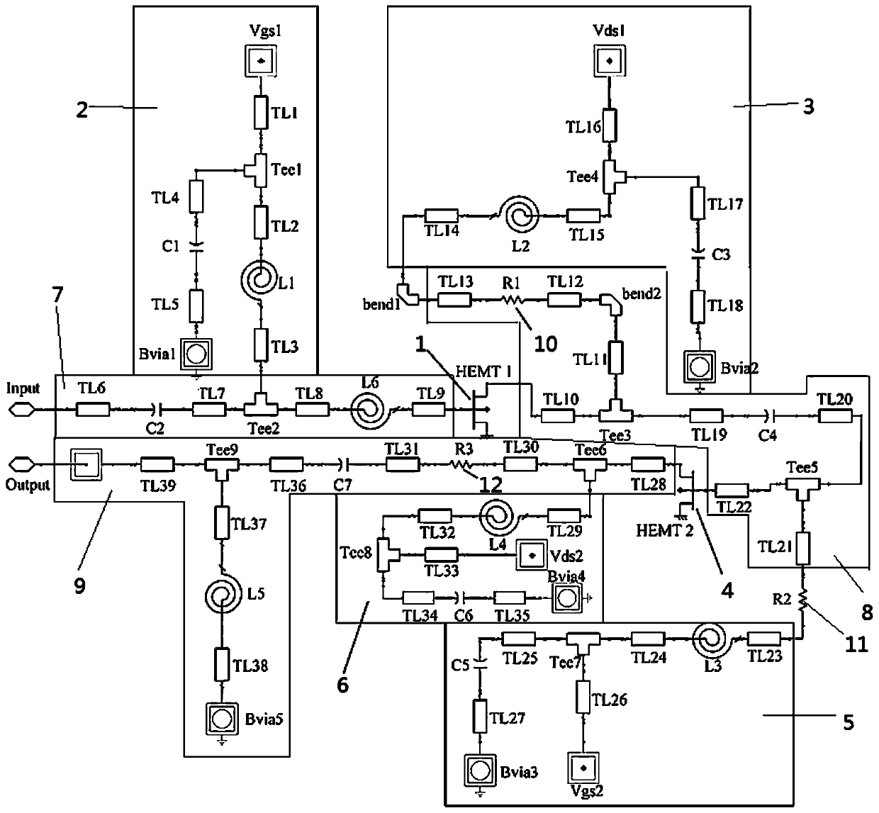 S-band GaN MMIC low-noise amplifier