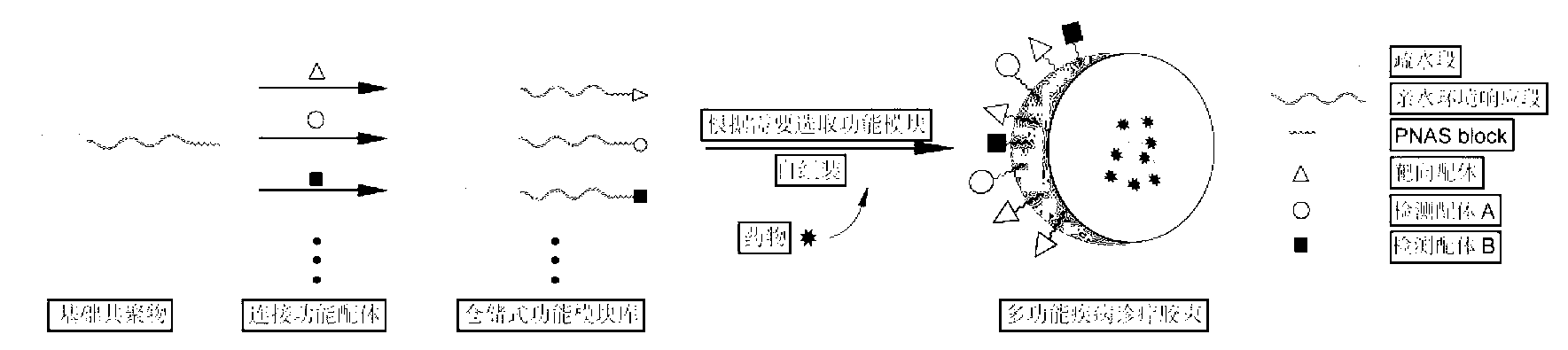 Copolymer based on environmental response and preparation method thereof