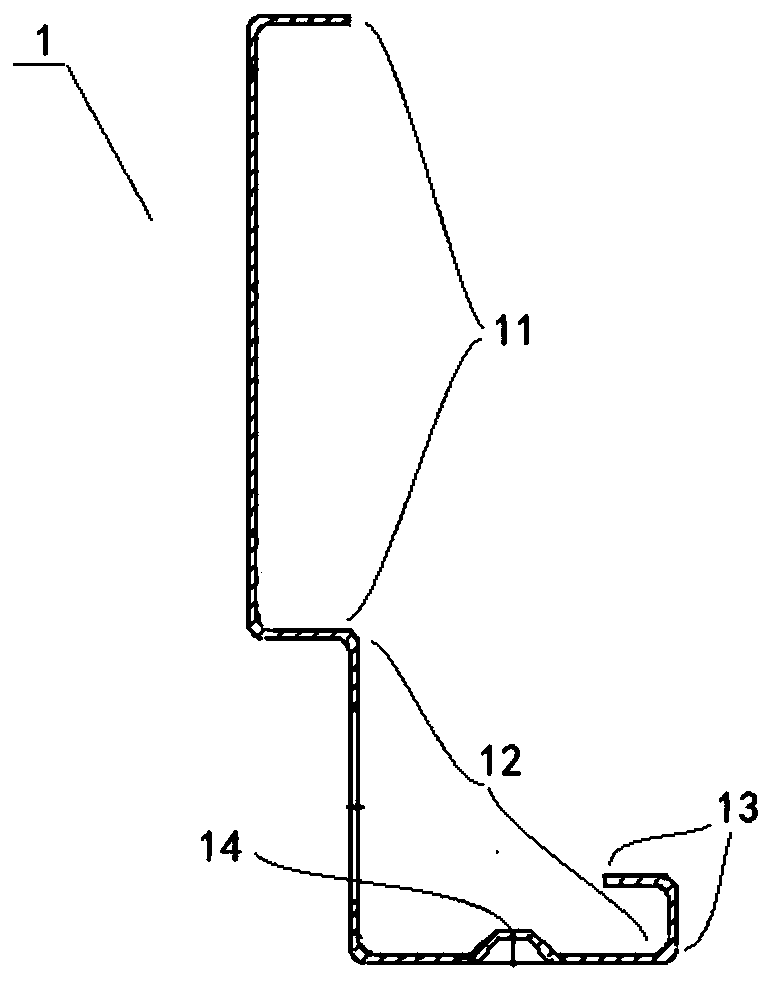 Door frame with adjustable thickness