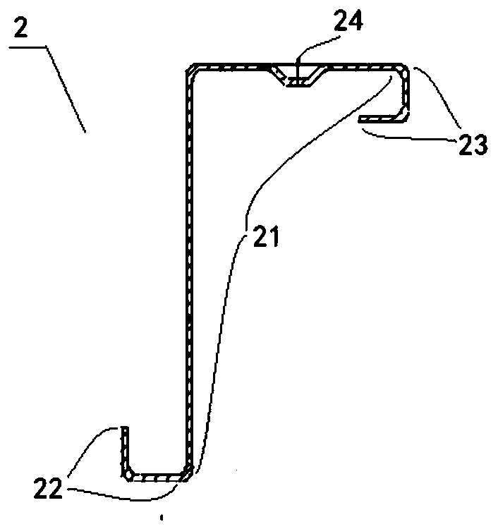 Door frame with adjustable thickness