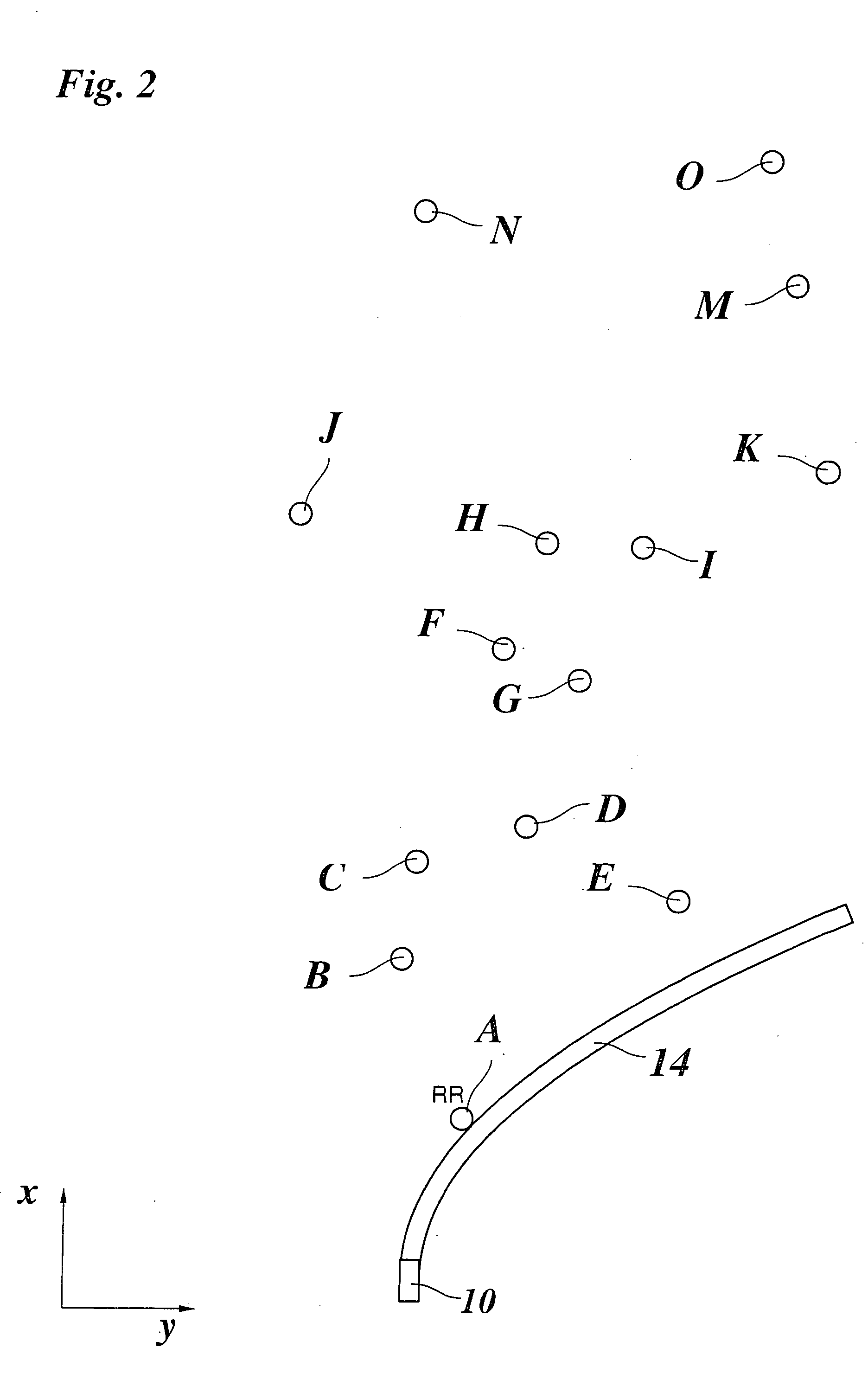 Method and device for predicting the course of motor vehicles