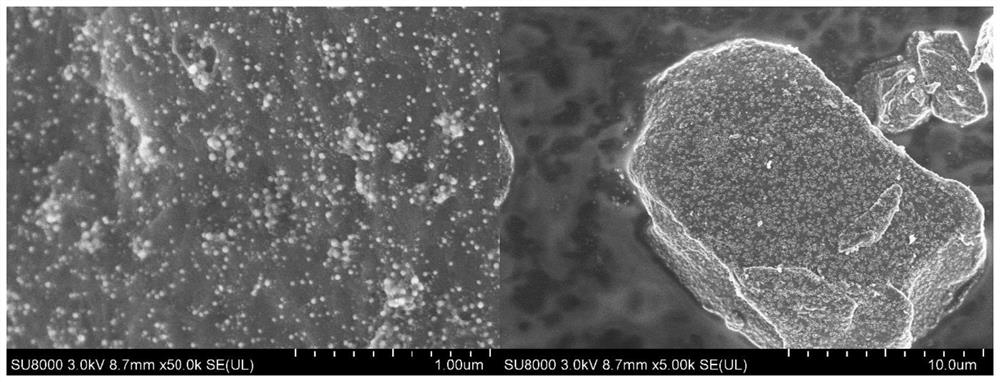 Graphite negative electrode material for low temperature, preparation method thereof and lithium battery